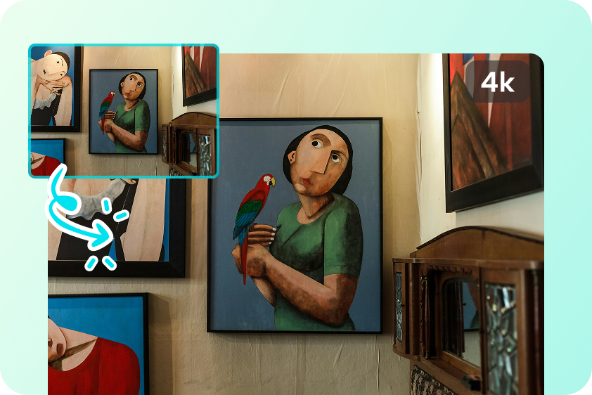 Pajangan karya seni digital