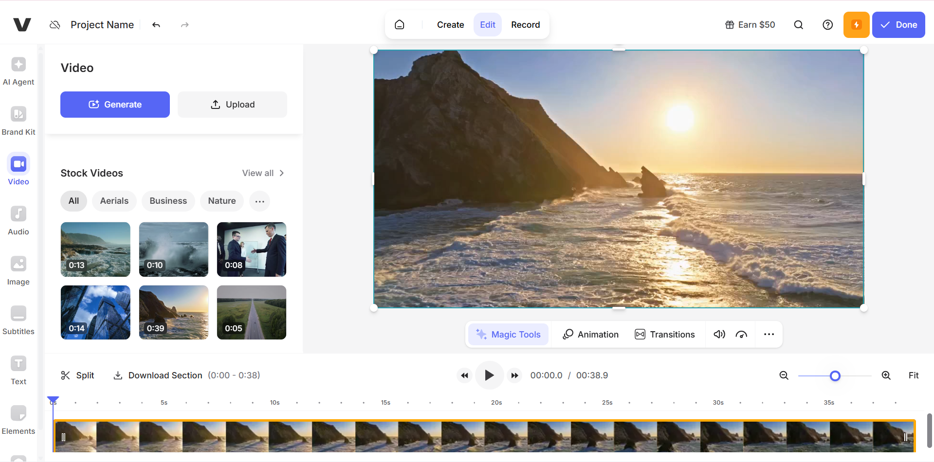 VEED - the best AI tool through AIxploria