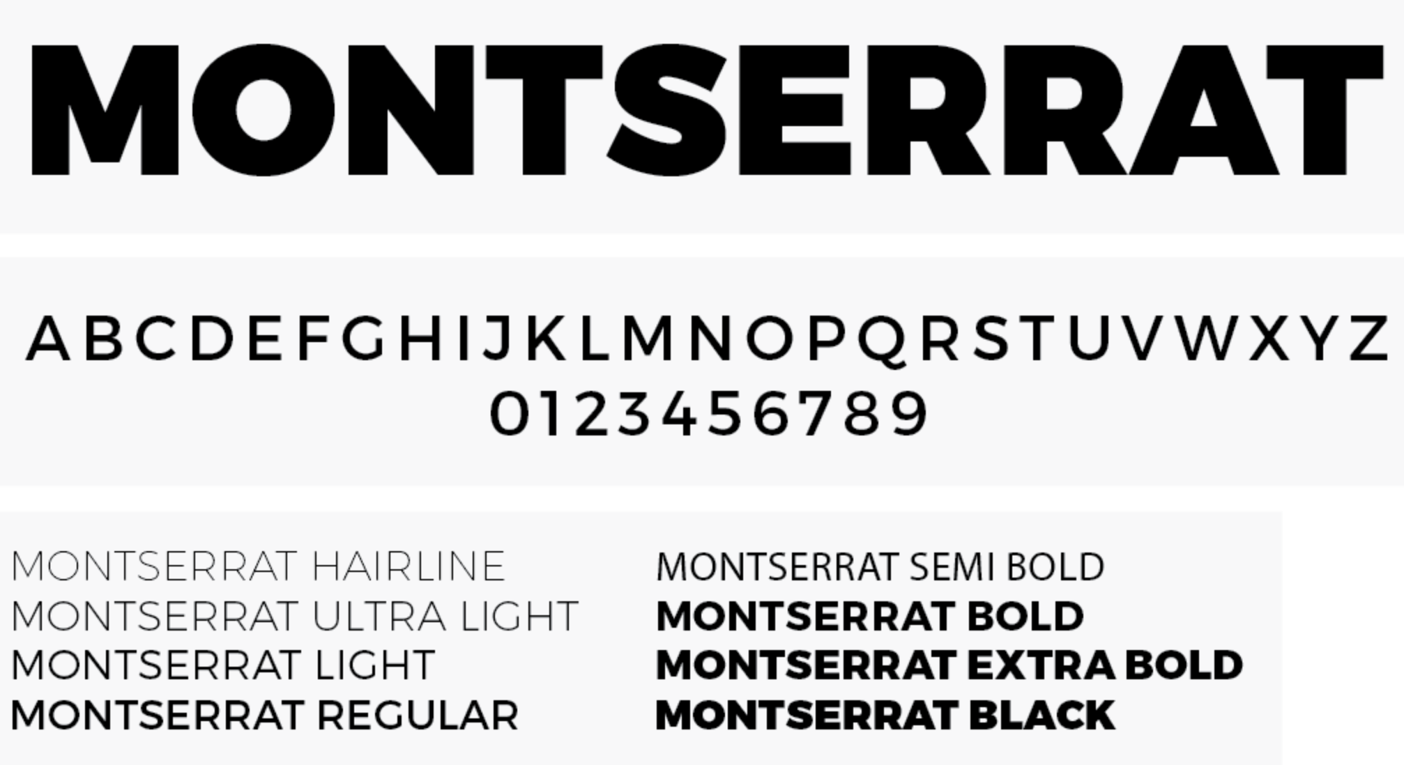What is the Montserrat font