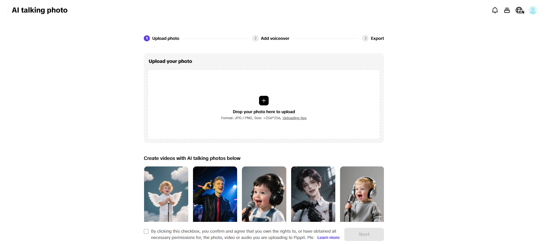 AI talking photos