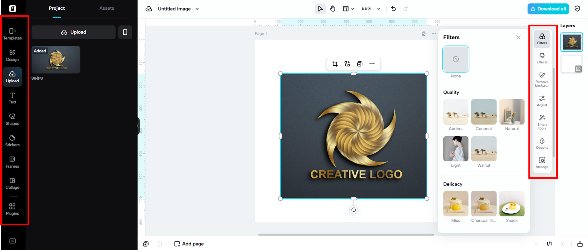 Make your company logo