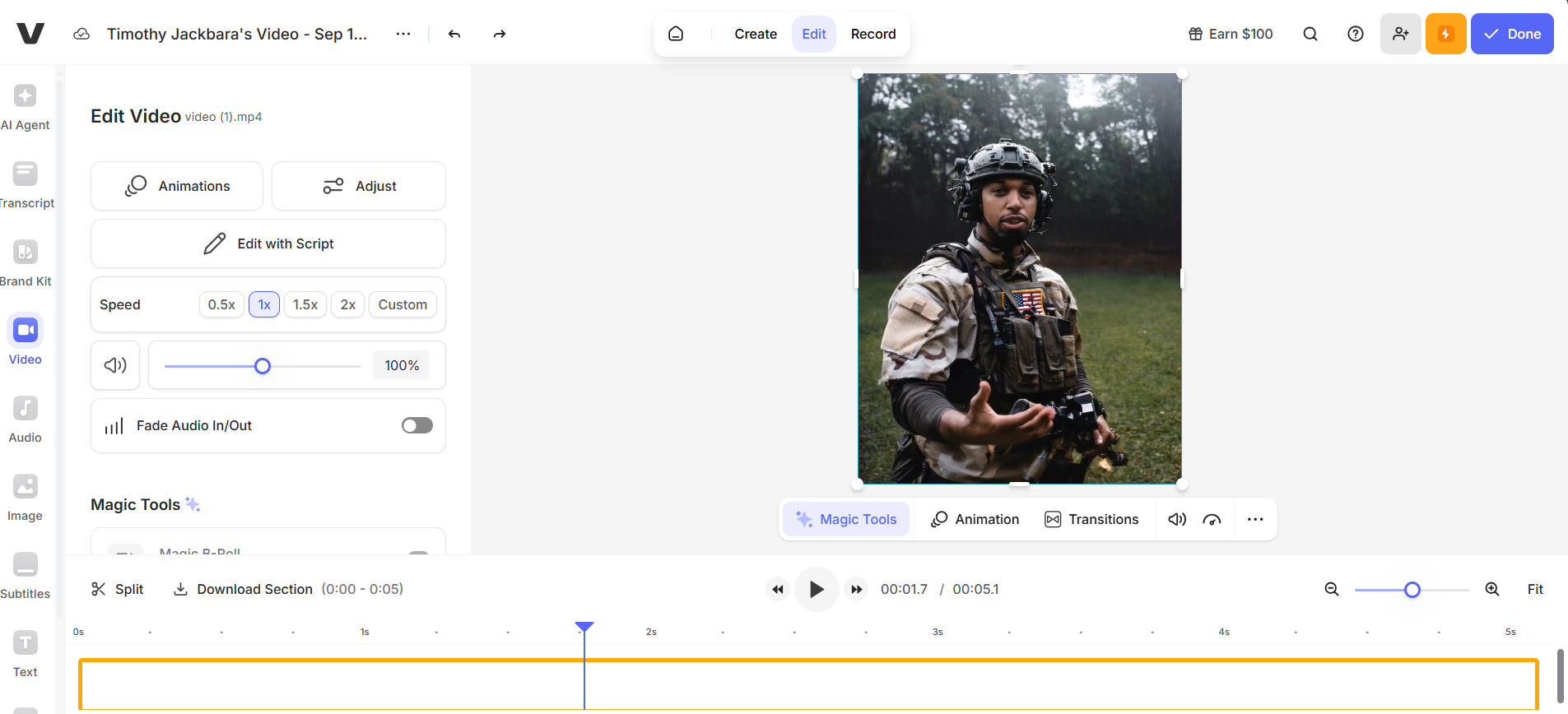 Edit video