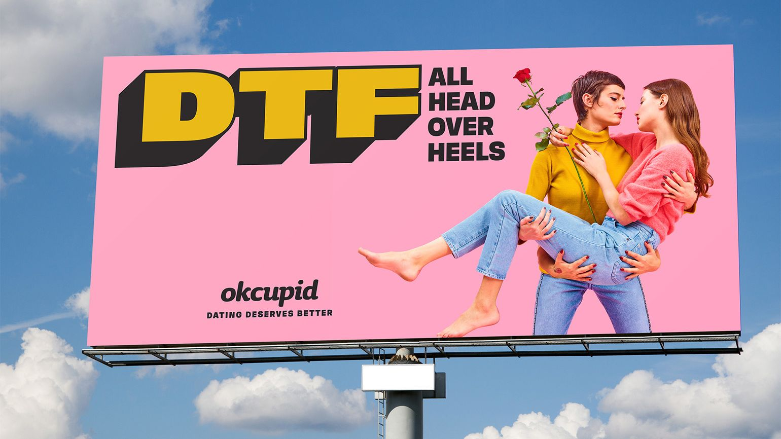 OkCupidのビルボード広告