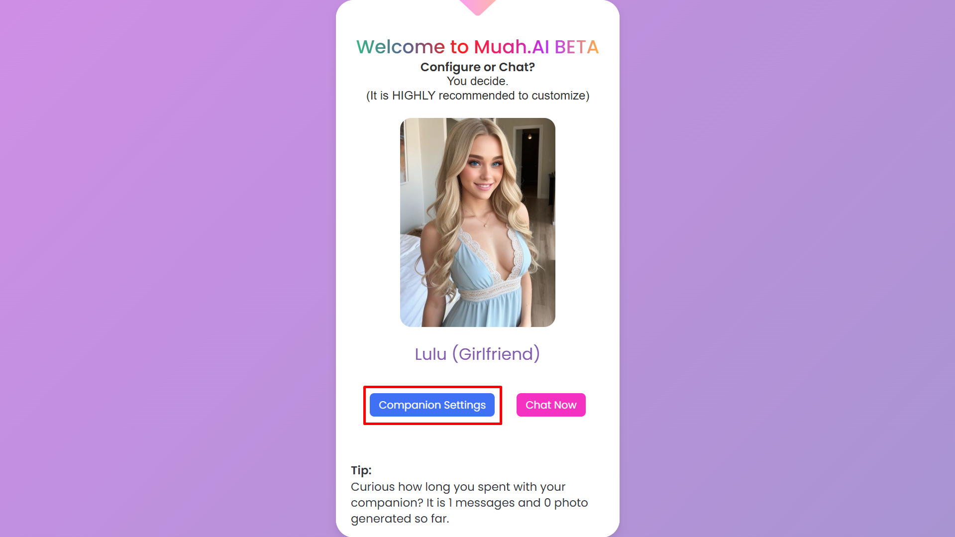 Customizing your AI companion in Muah AI