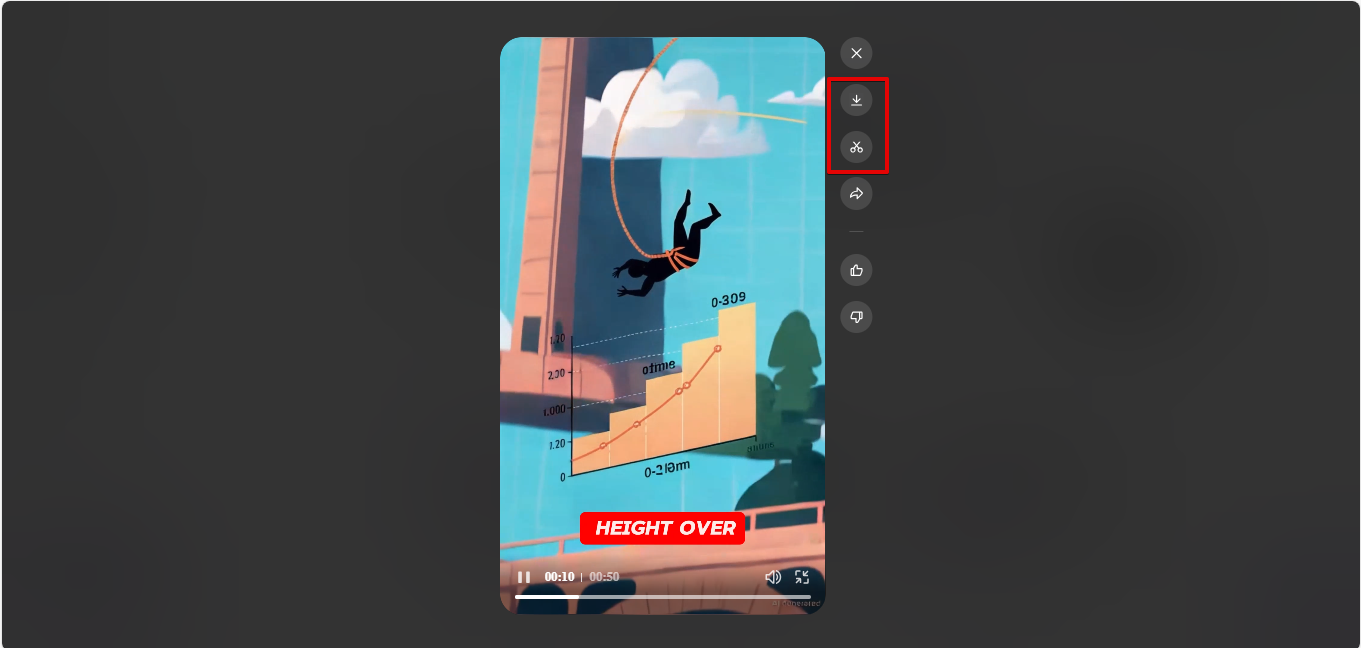 從 Pippit 導出影片