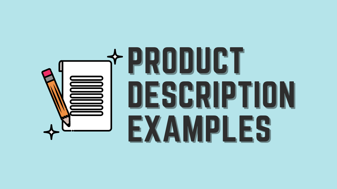 Product description examples