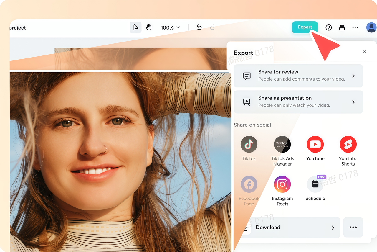 Export and Share