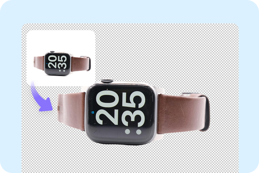 Product photo editing in CapCut background remover