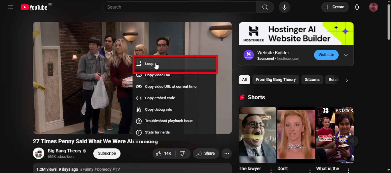 Repetir video en Pippit