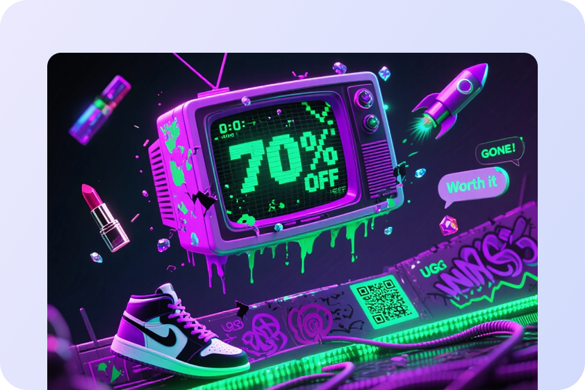 Marketing visual design