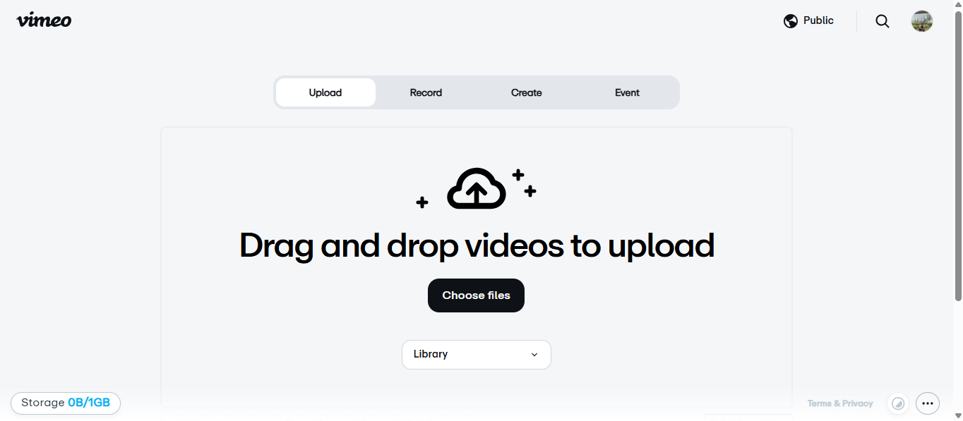 Upload your files