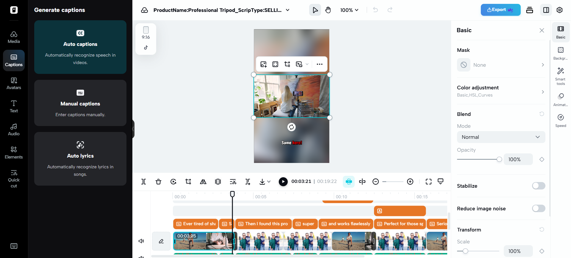 Edit video in your way