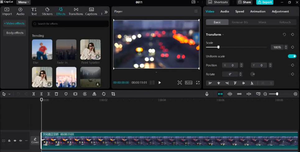 Make a festival lyric video for free with CapCut