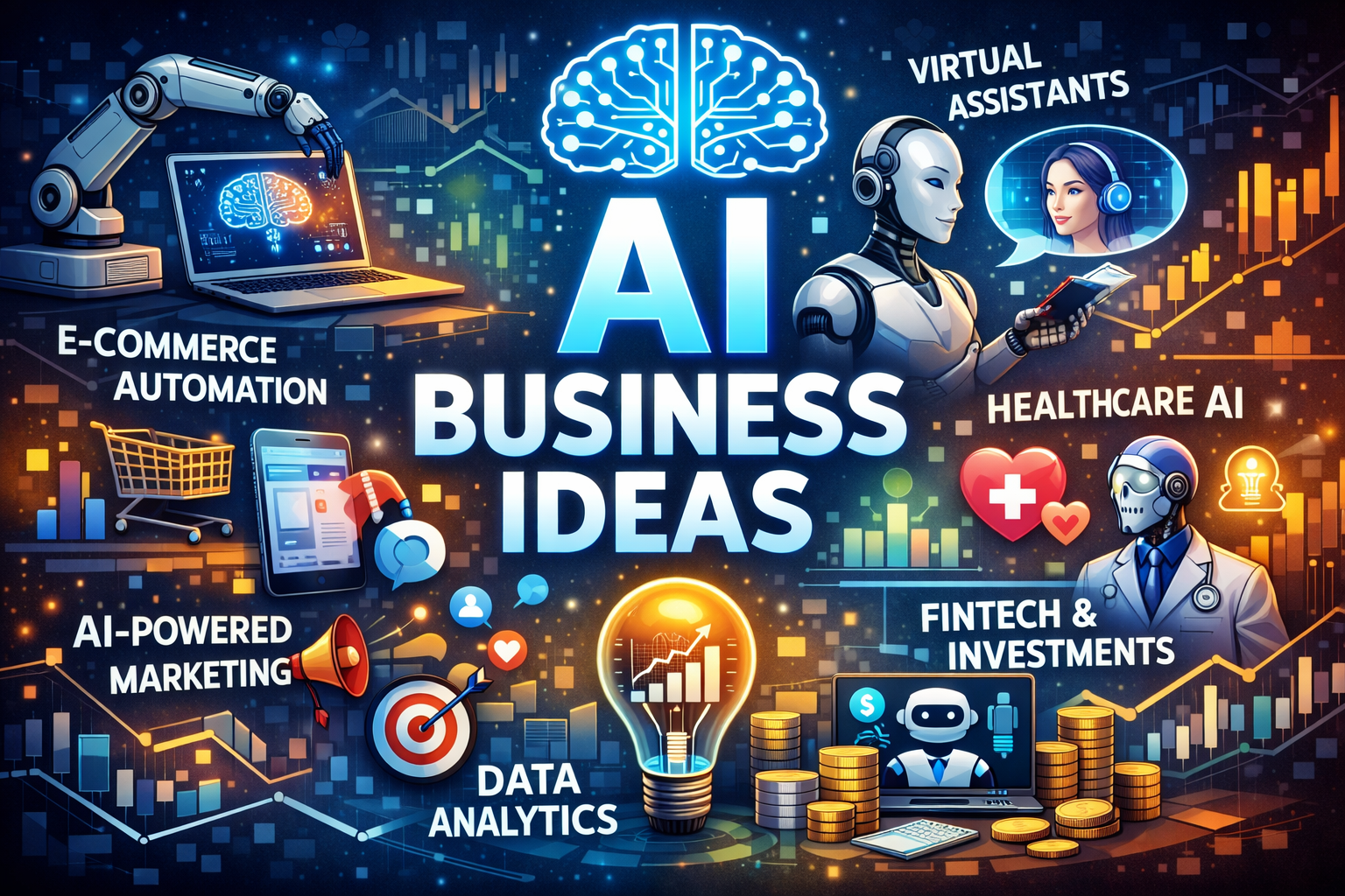10 Best AI Business Ideas You Can Start with AI Today in 2026