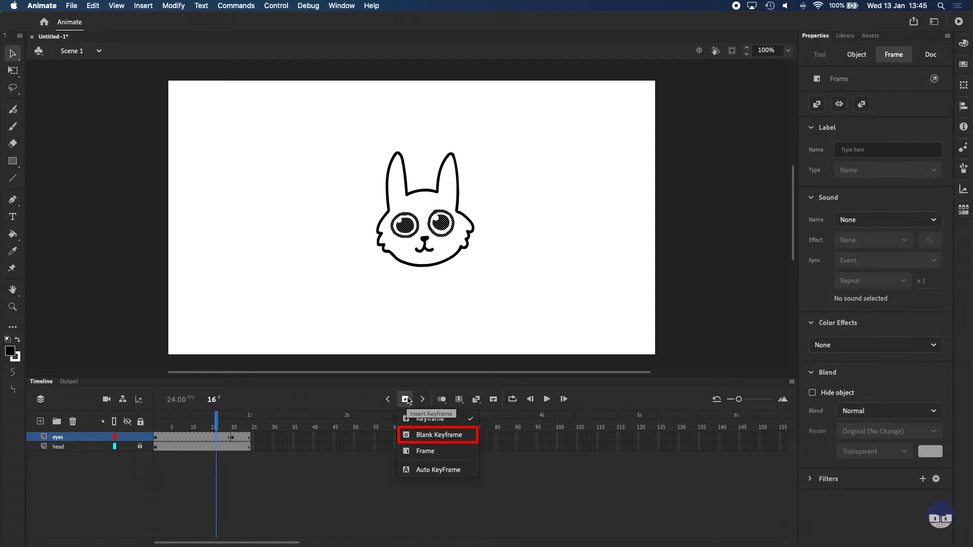 Rivelazione della personalizzazione dell'animazione in Adobe Animate