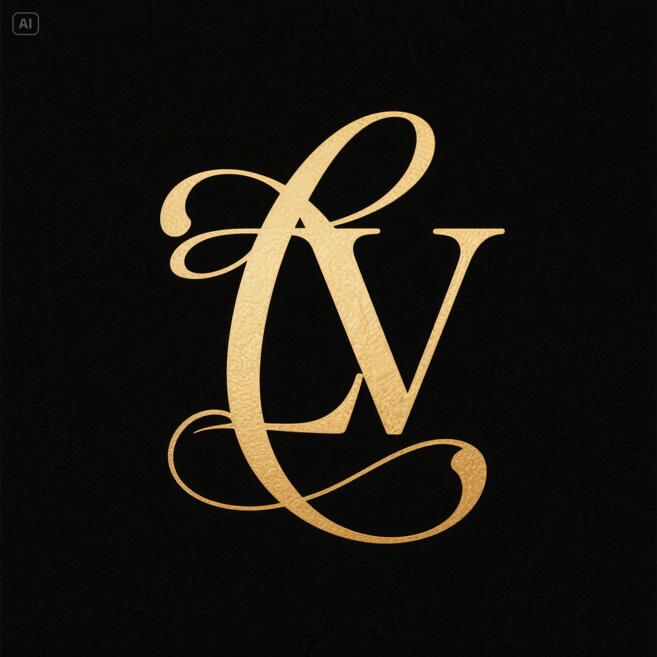 Luxury brand monogram logo