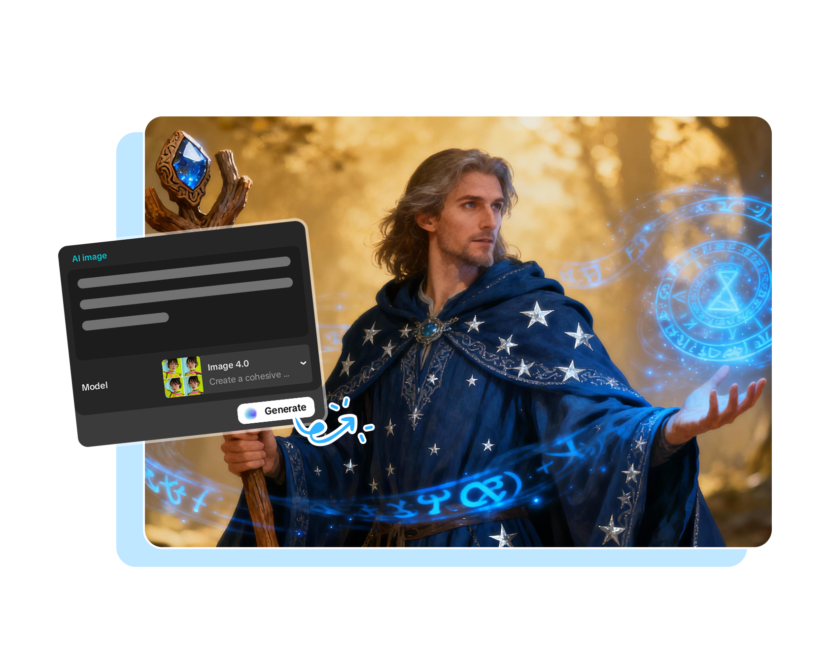 Use CapCut's AI pic generator for free