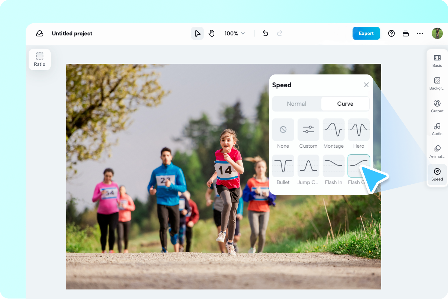 Customize your own speed curve