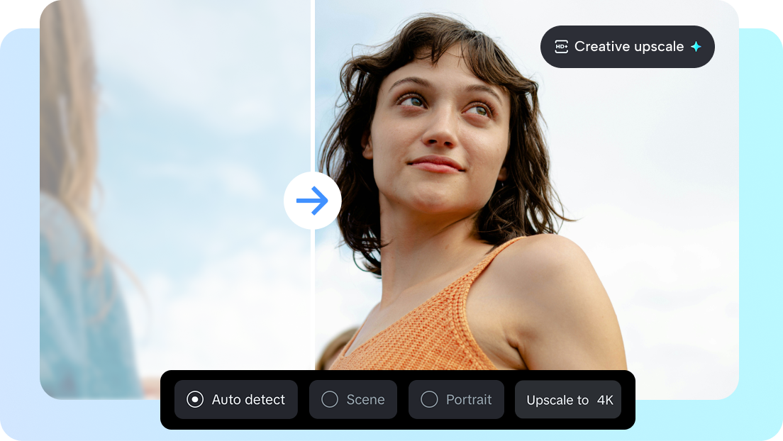 enhance photo to 4k