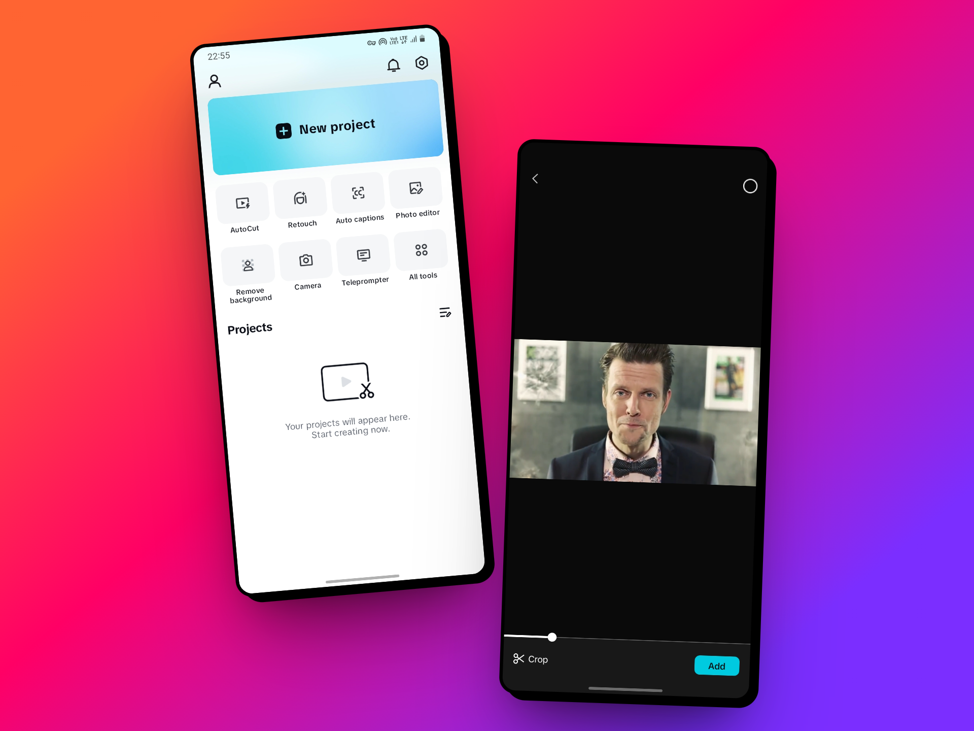 Importez la vidéo de votre choix