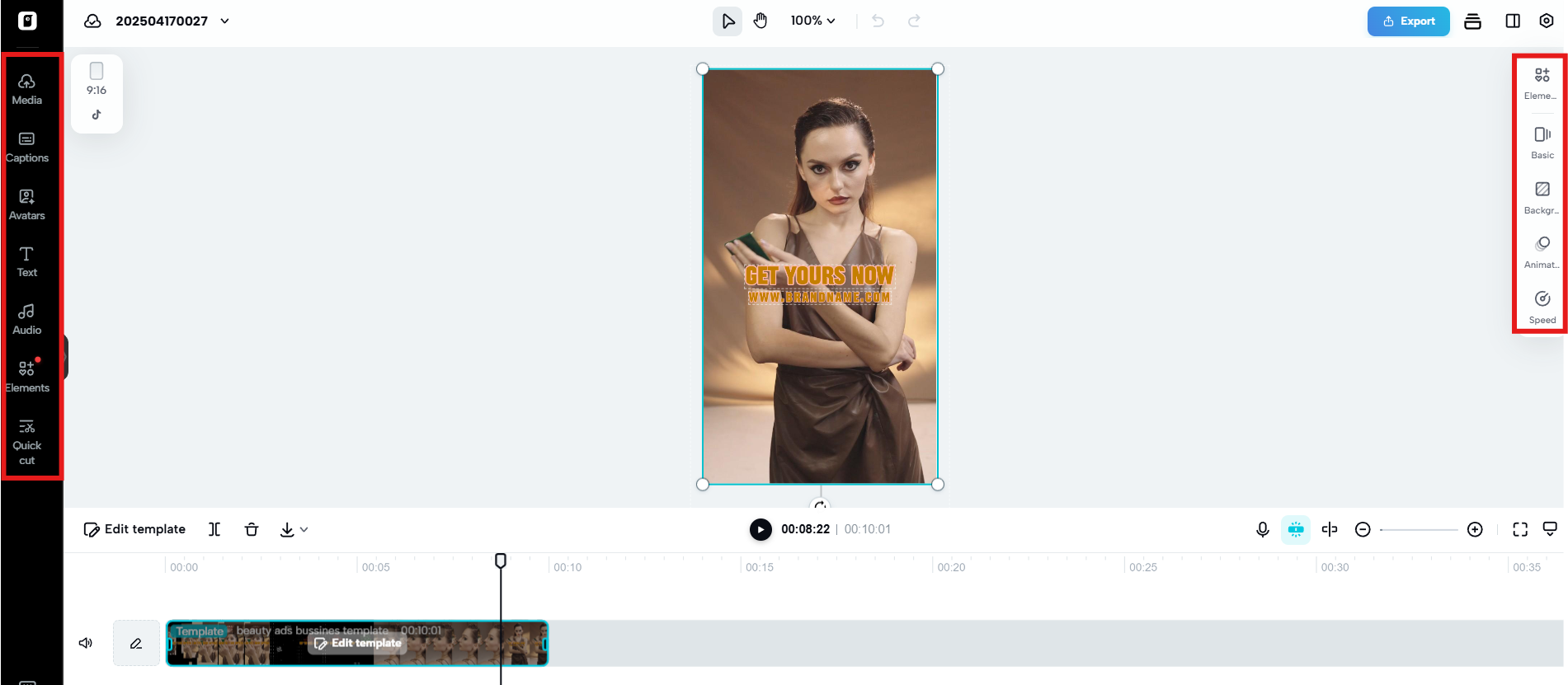 Customize video settings