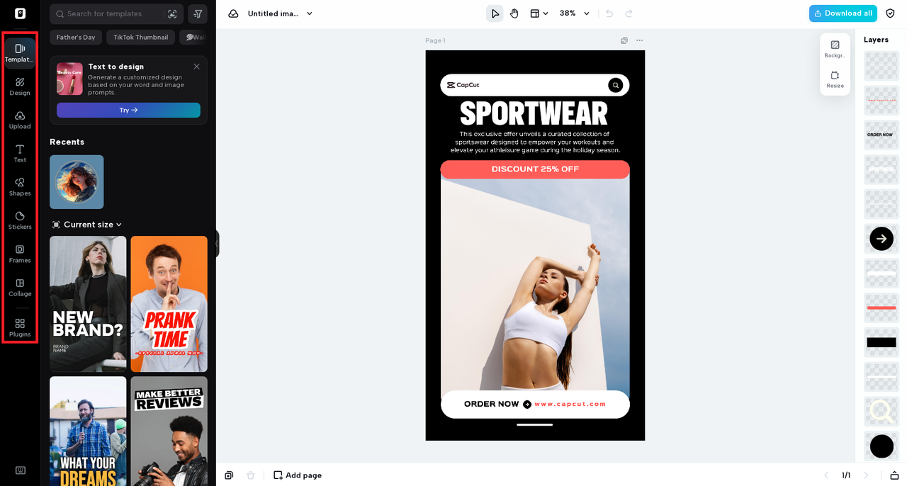 Extensive customization