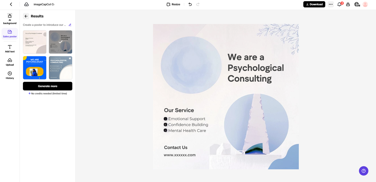 Choose a template and customize