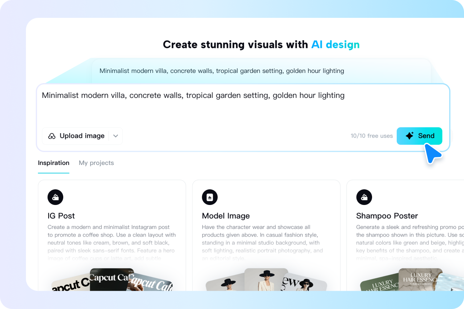 Popište svou představu nebo nahrajte referenci.