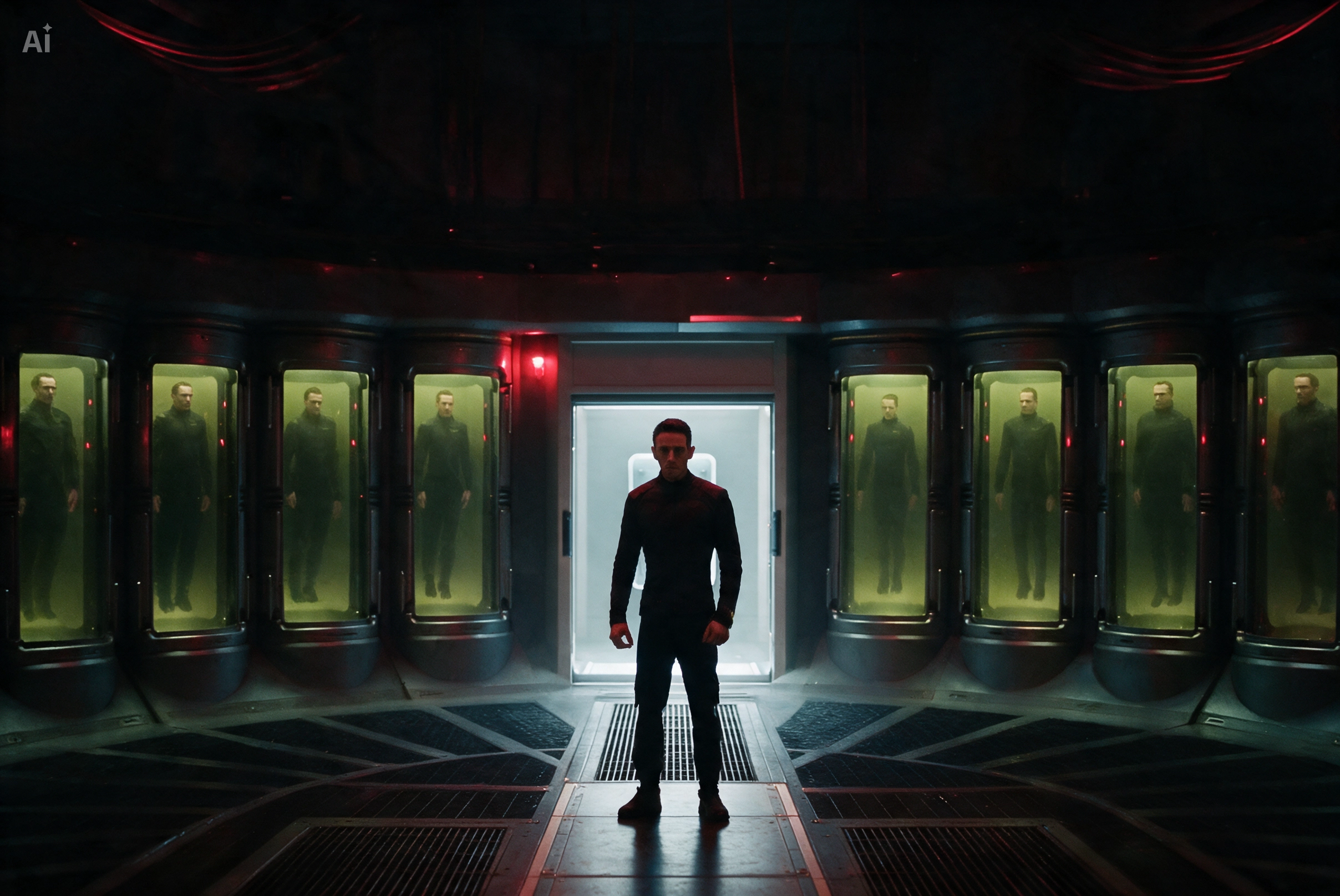 Every cloning chamber contains another version of himself