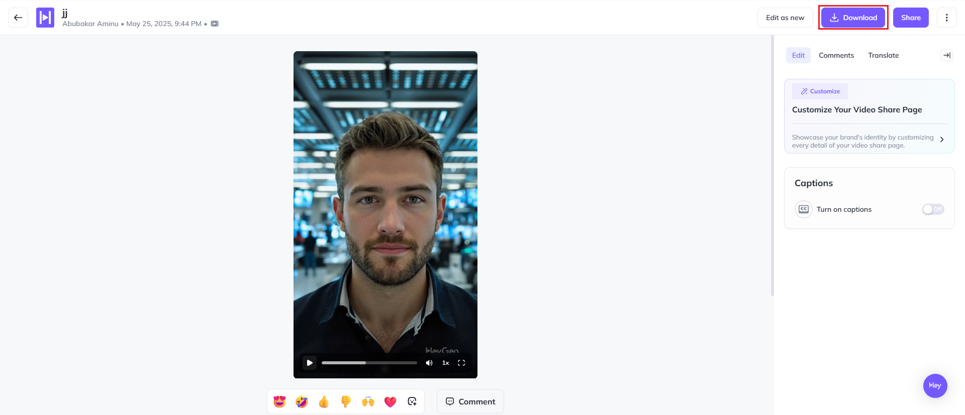 ai avatar heygen