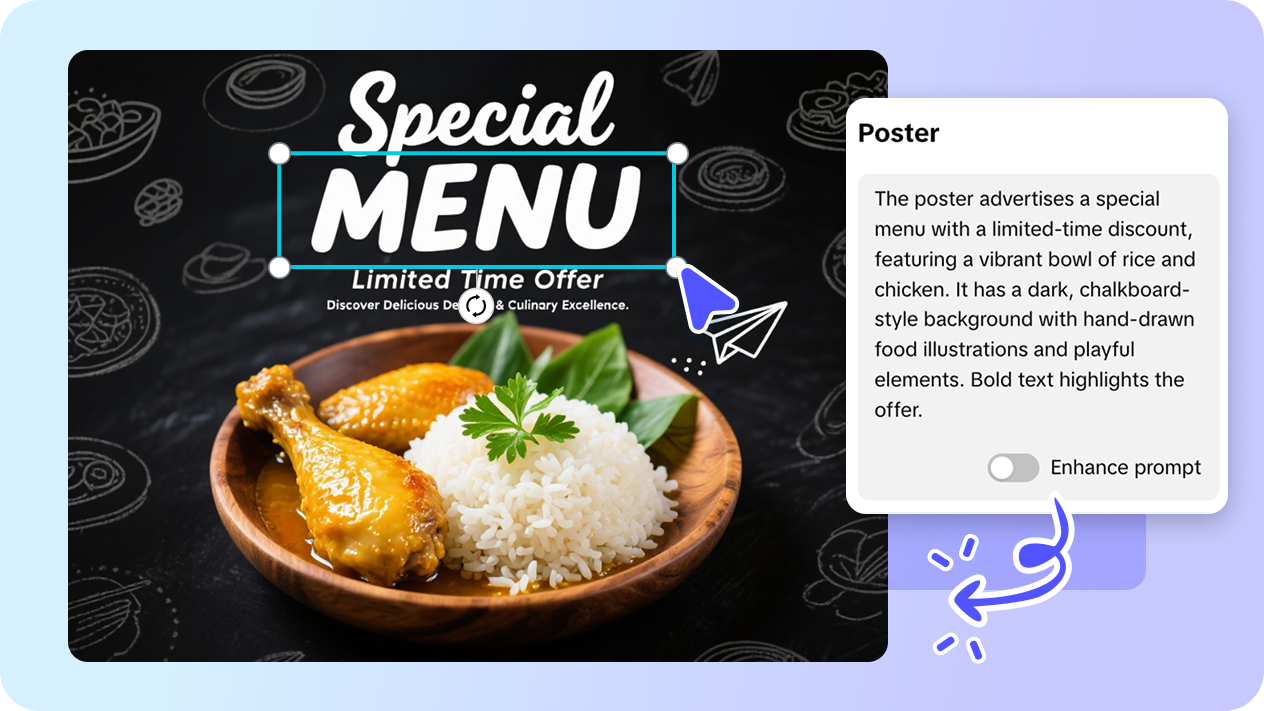 AI poster feature