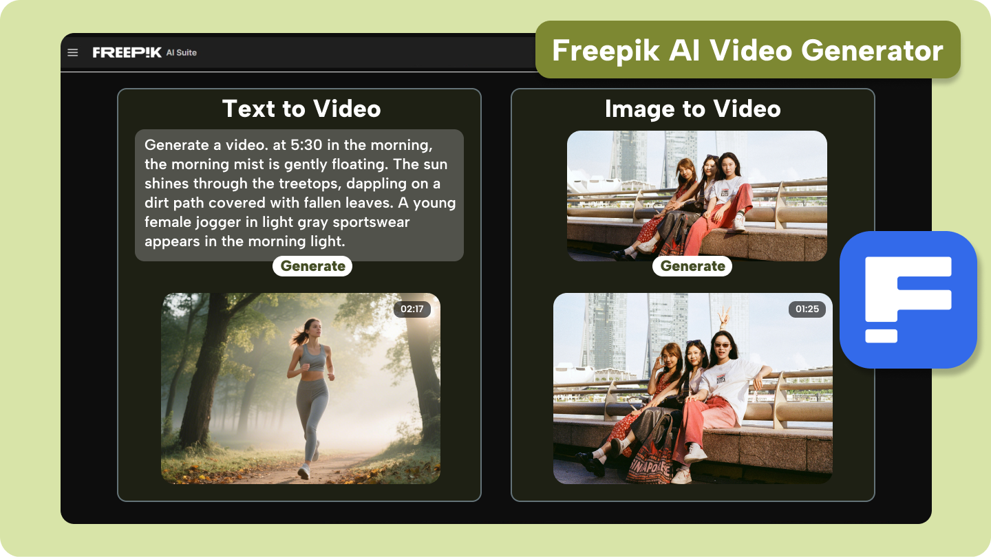 Generador de video freepik ai