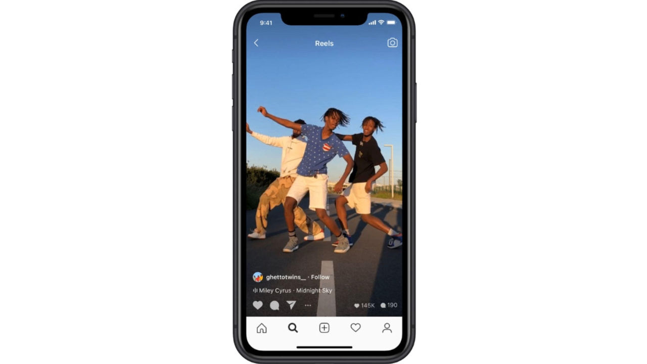 Open the Instagram and go to Reel