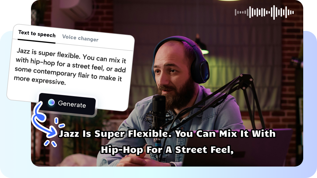 CapCut's AI custom voice with one-click text-to-speech generation
