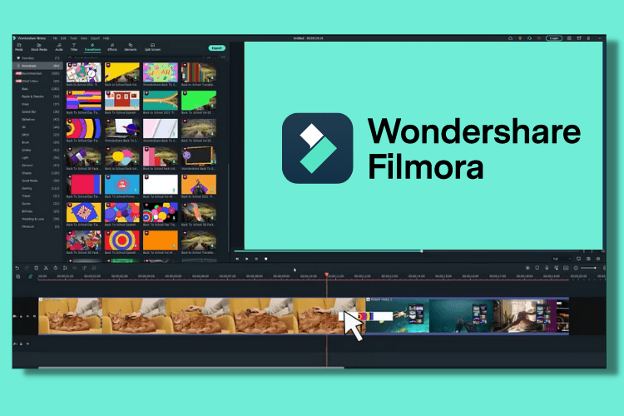 Filmora movie editing software