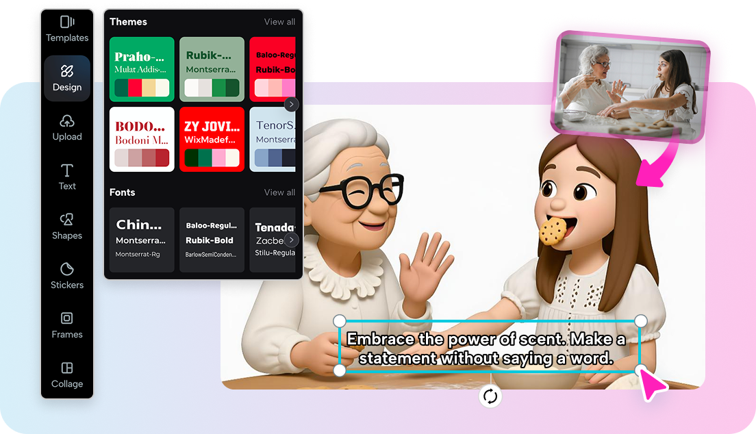 Emoji háttér eltávolító a Pippit alkalmazásban