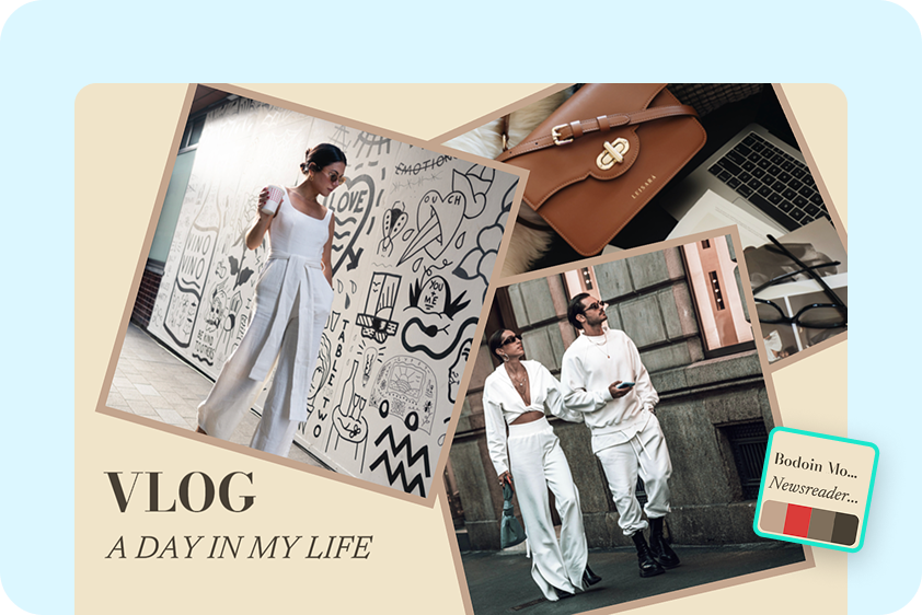 Social media posts design
