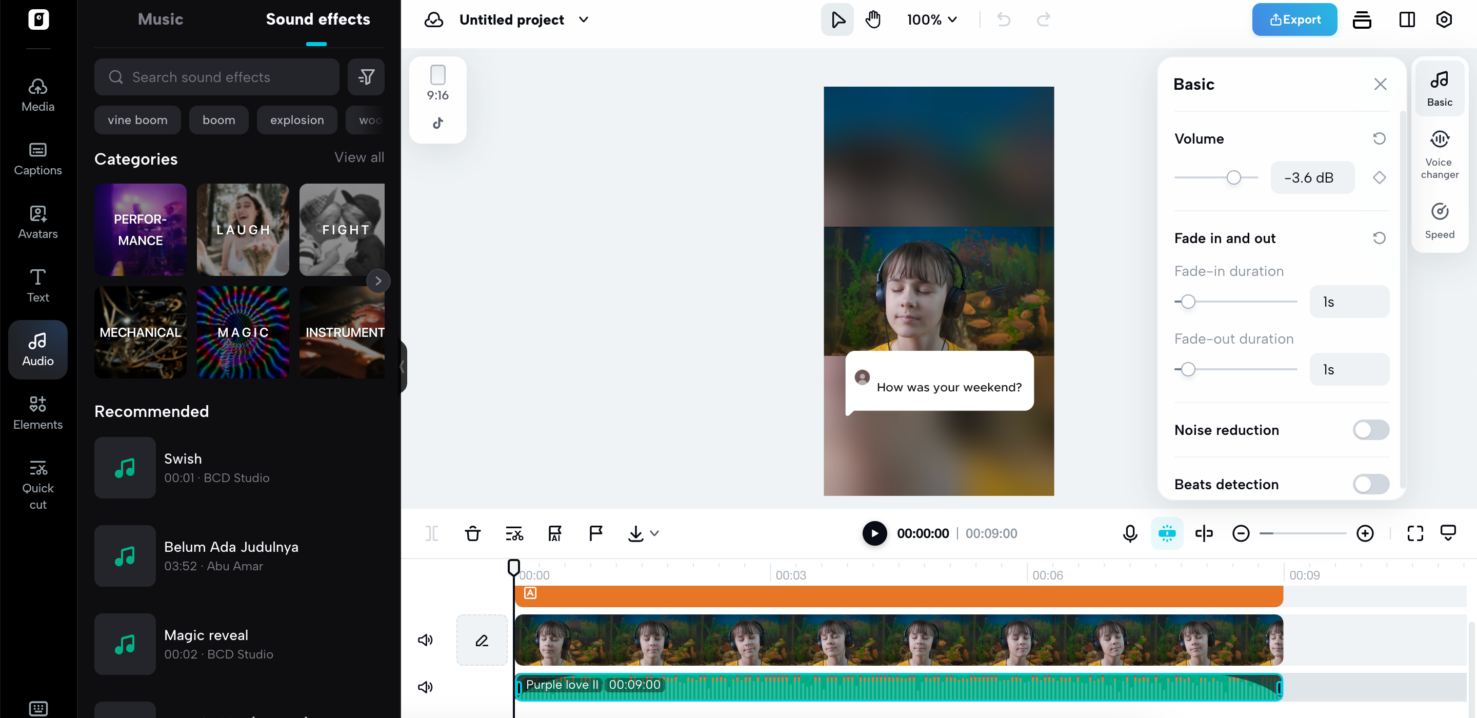 Upload and edit your clips