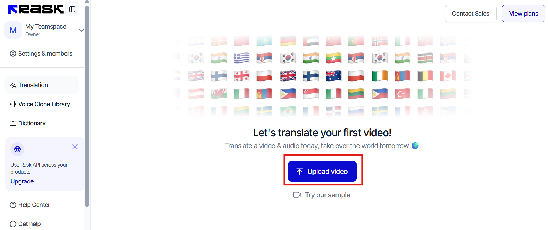 Upload a video