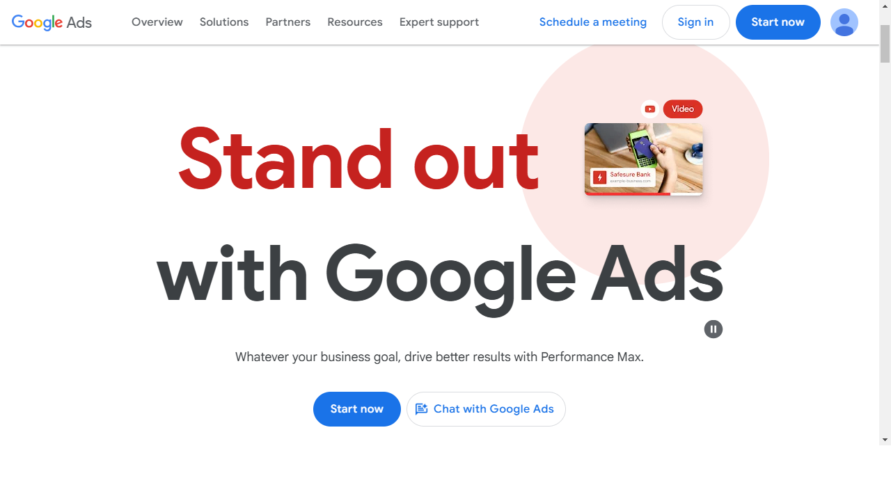 Google Ads online advertising services
