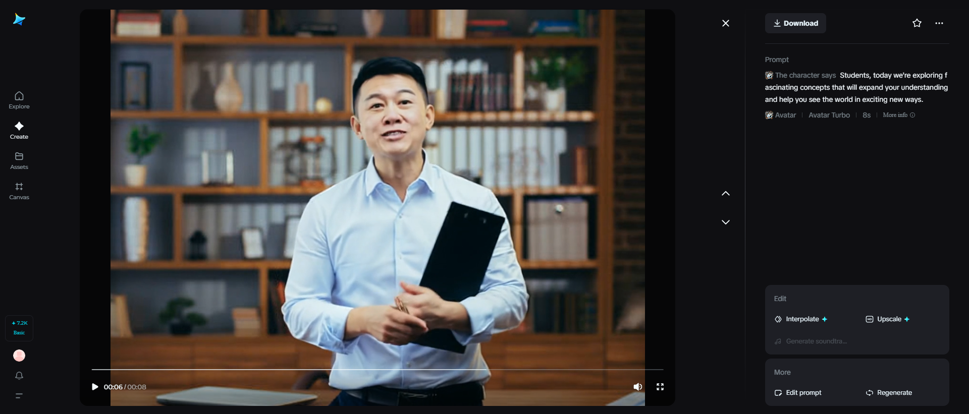 Educational content creation