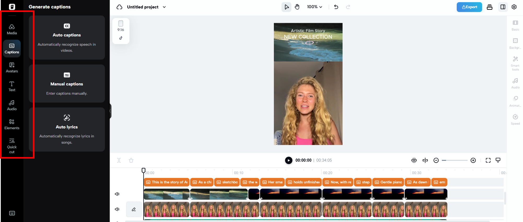 Dalsza edycja swojego wideo.