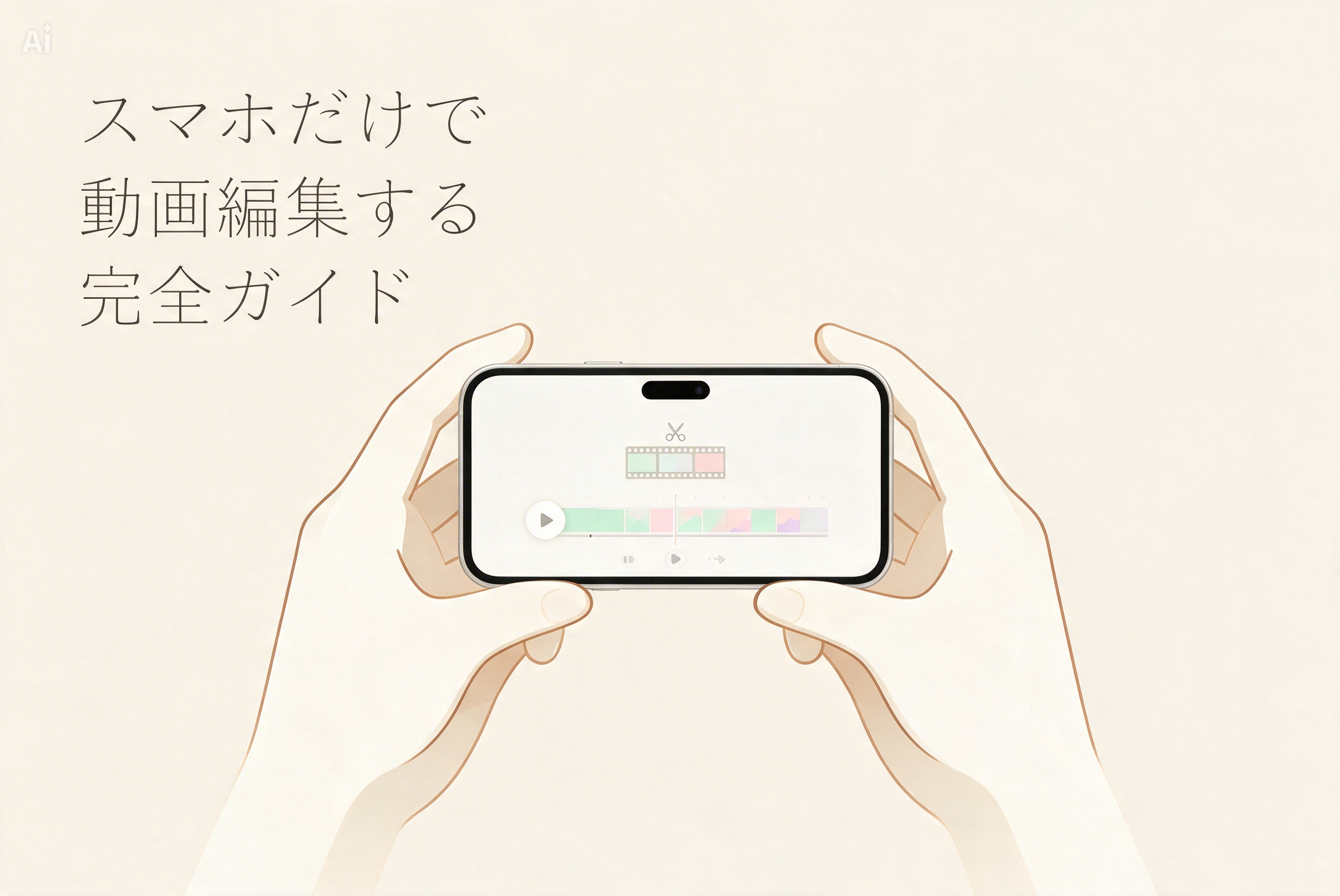 スマホだけで動画編集する完全ガイドのバナー画像