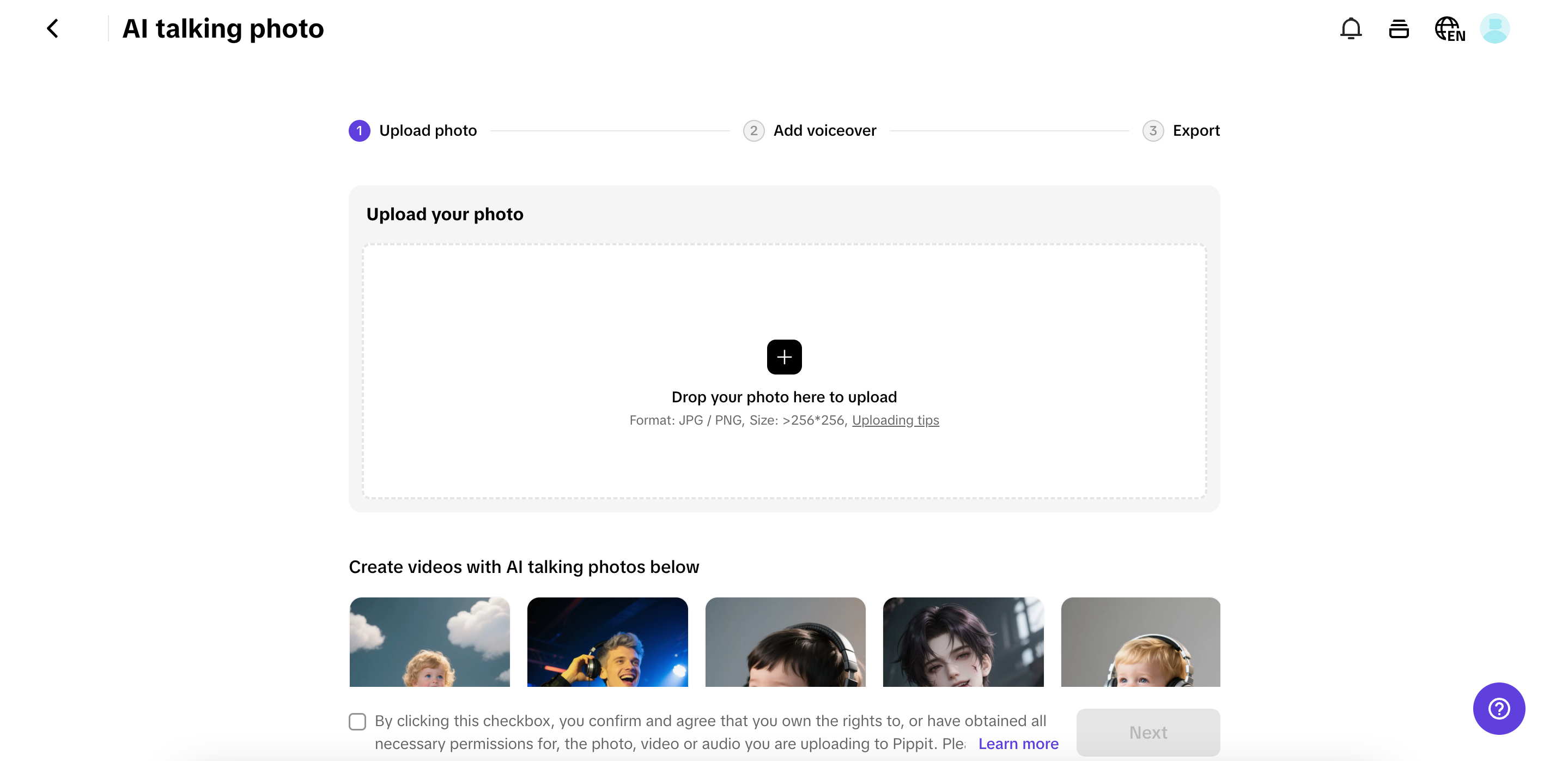 AI talking photos