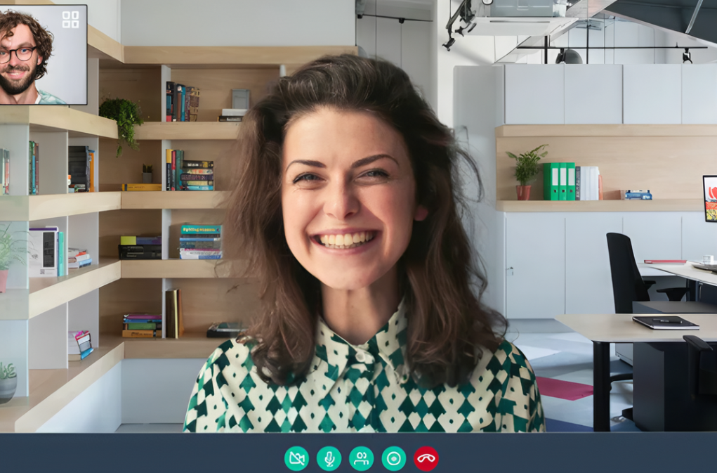 Reuniões on-line e webinars com fundo virtual