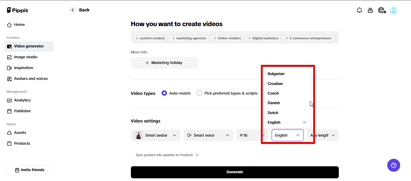 Soporte multilingüe