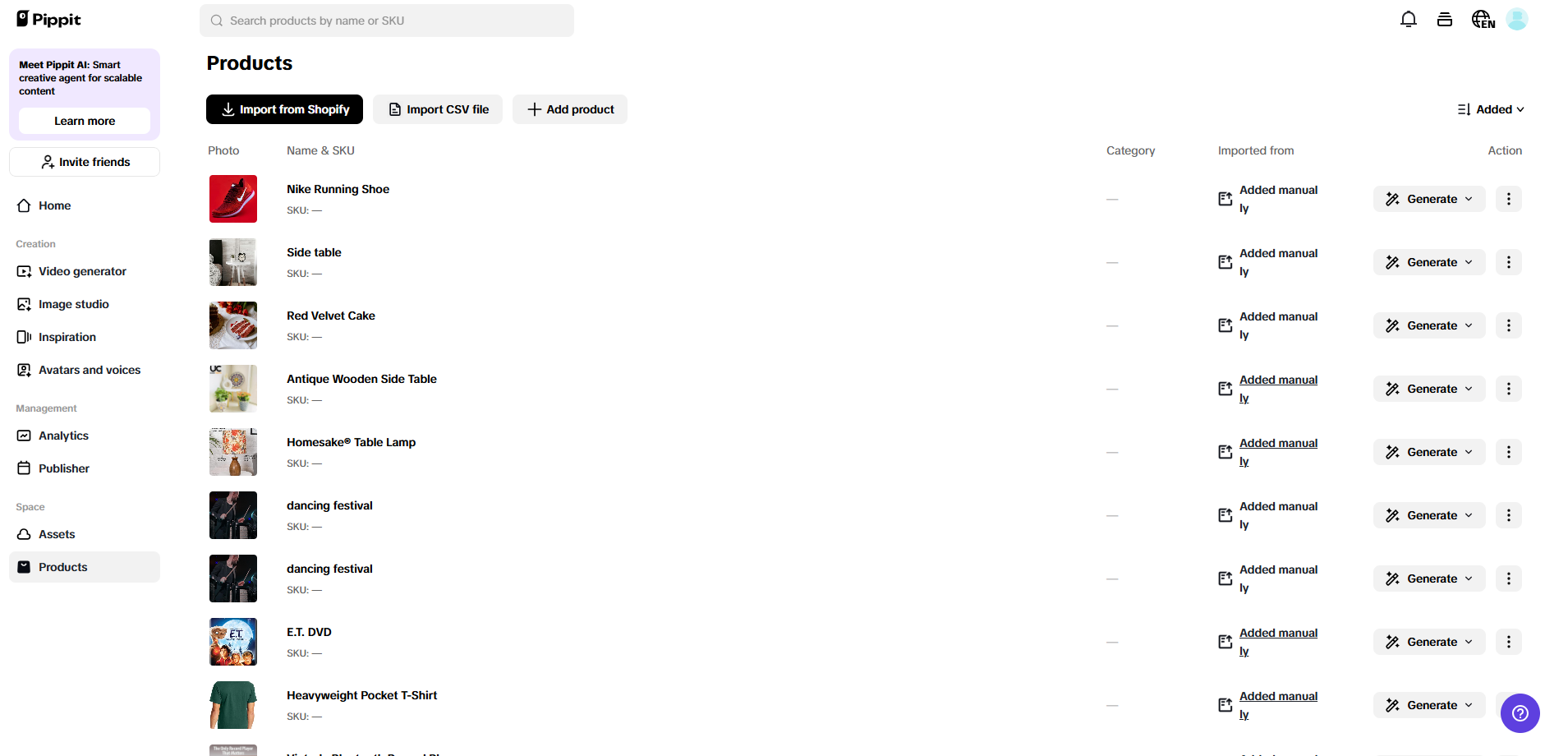 E-commerce integration