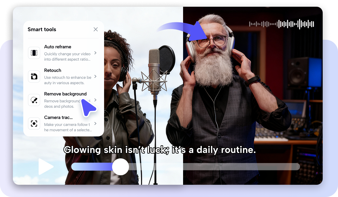 Video editing tools in Pippit