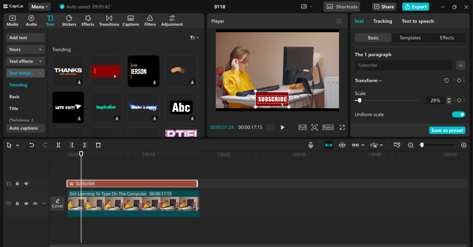Antarmuka editor video desktop CapCut perangkat lunak terbaik untuk membuat iklan video yang menarik
