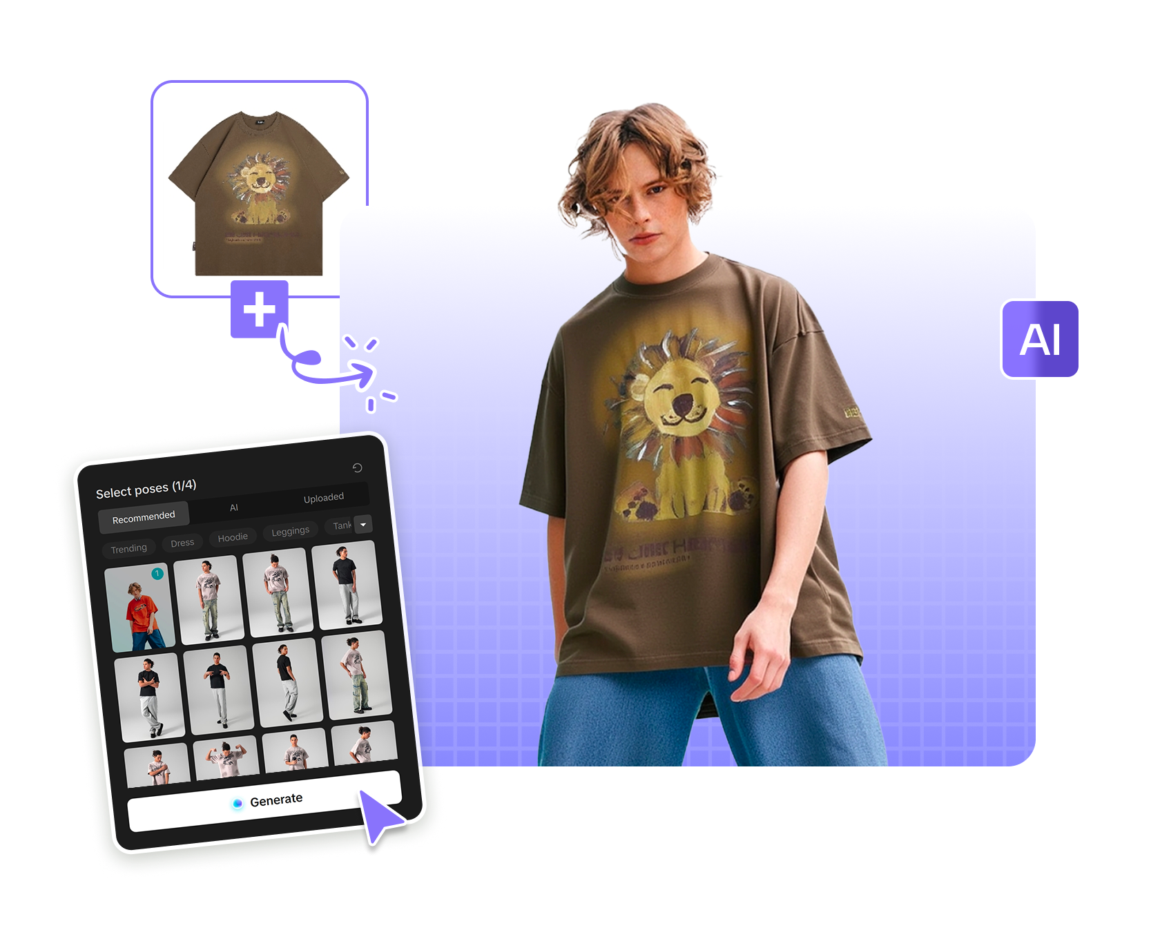 CapCut's AI clothes changer